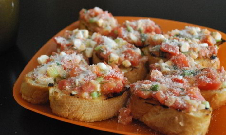 Рецепт брускетт итальяно