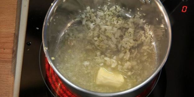 филе морского языка с брускеттой