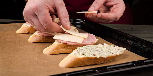 горячие брускетты