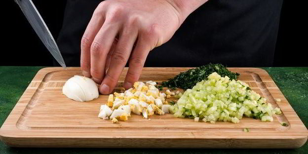 трио из брускетт