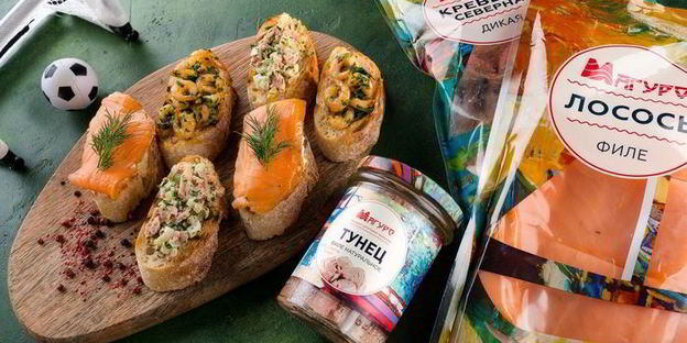 трио из брускетт