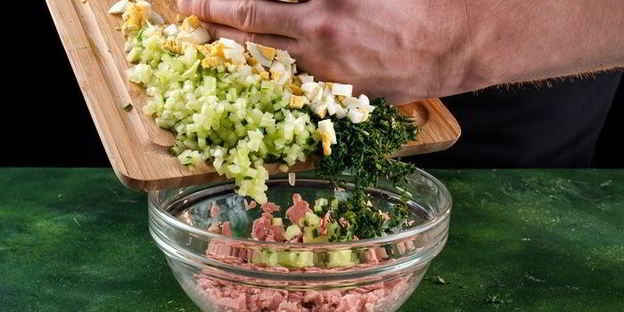 трио из брускетт