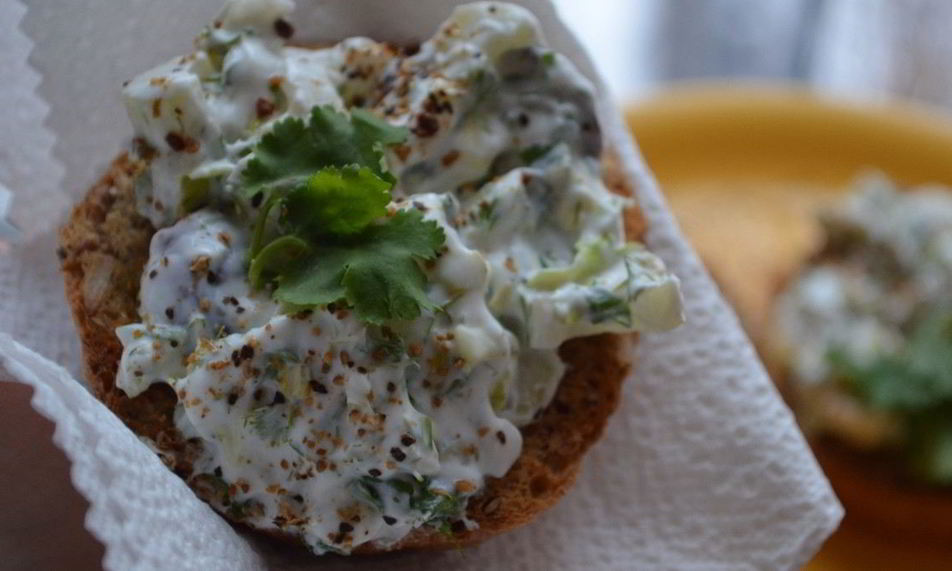 Рецепт творожной брускетты