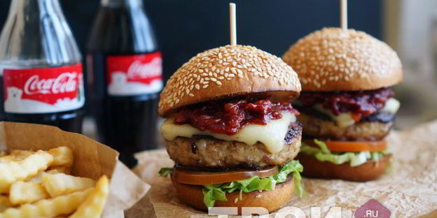 американский бургер