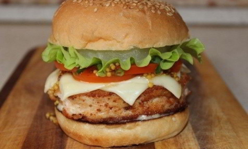 Рецепт бургера с ананасом и медовой горчицей