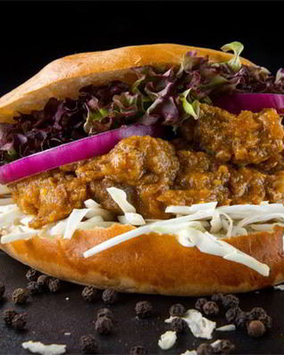 Бургер с гуляшом