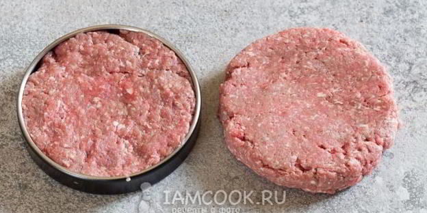 бургер с картошкой