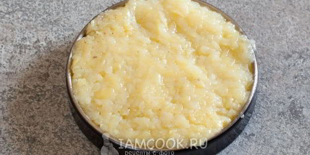 бургер с картошкой