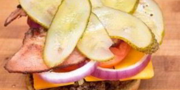 бургеры из мраморной говядины