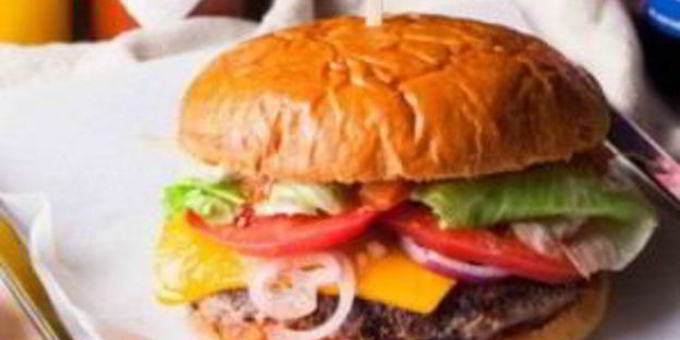 бургеры из мраморной говядины