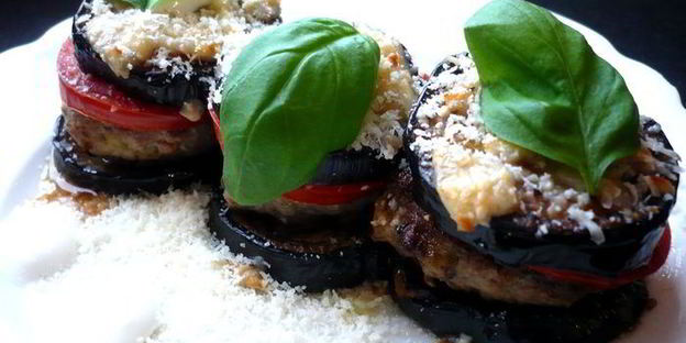 бургеры с баклажанами