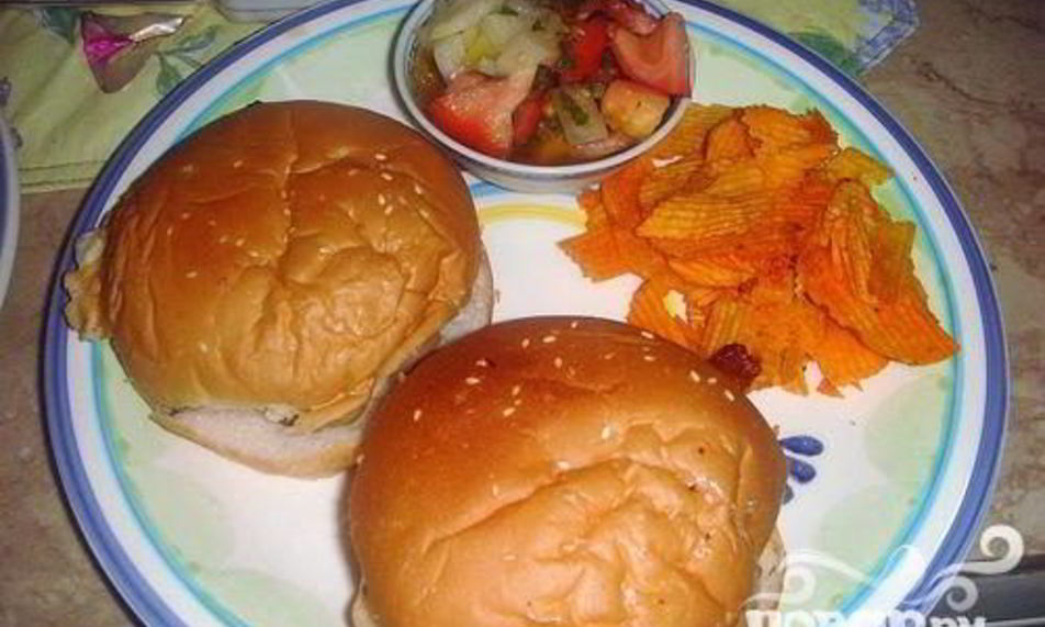 Рецепт бургеров с беконом и грибами