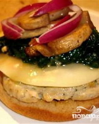 Чесночные бургеры с индейкой