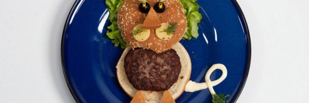 Детский гамбургер Львенок