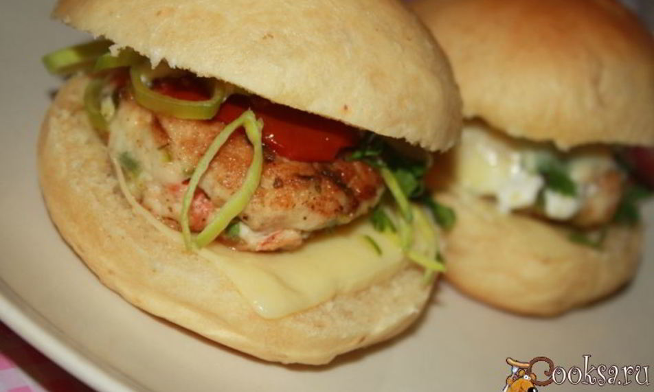 Рецепт домашних чикенбургеров