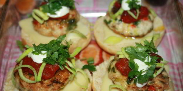 домашние чикенбургеры