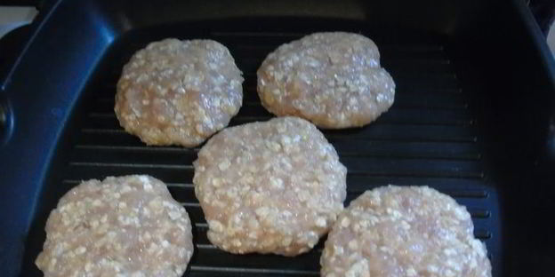 домашние гамбургеры с куриными котлетками