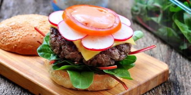 домашний бургер за 15 минут