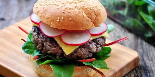 домашний бургер за 15 минут