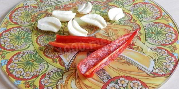 гамбургер с куриным филе