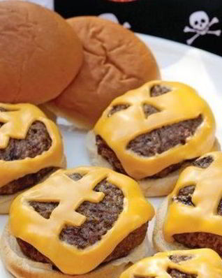 Гамбургеры на Хэллоуин