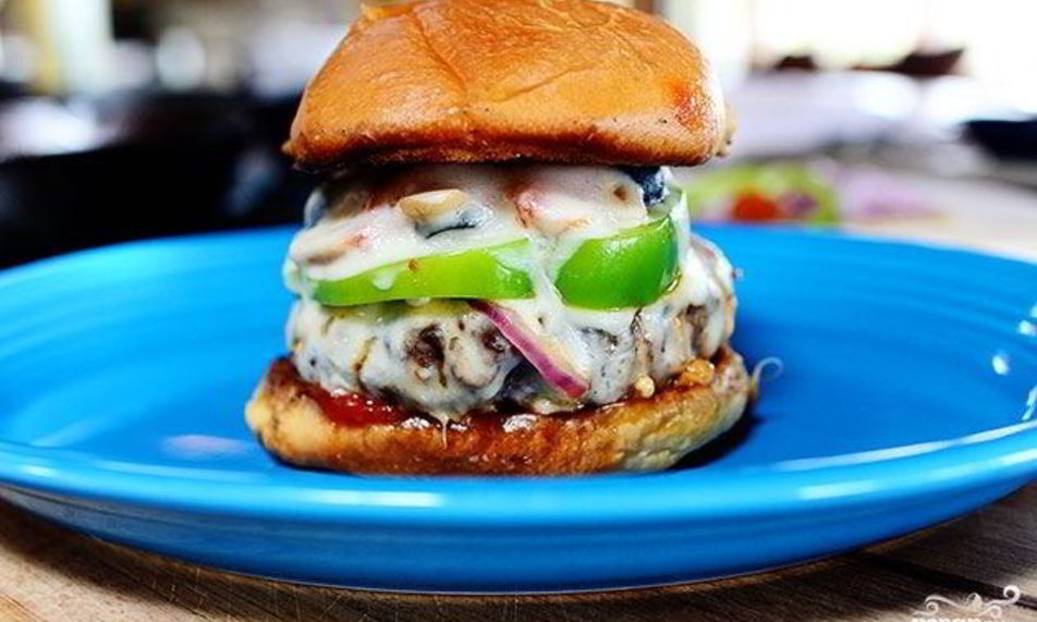 Рецепт пиццы-бургера