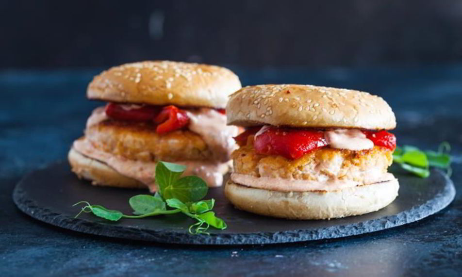 Рецепт самого быстрого бургера с горбушей