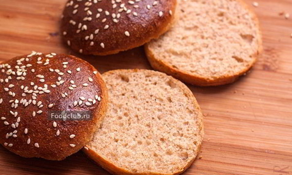 Рецепт цельнозерновых булочек для бургеров