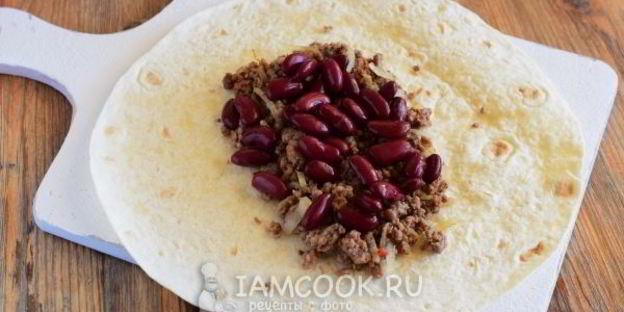 буррито с фаршем