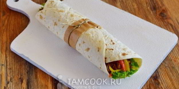 буррито с фаршем