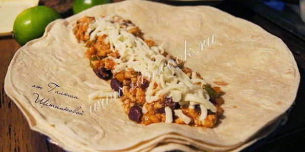 буррито с индейкой