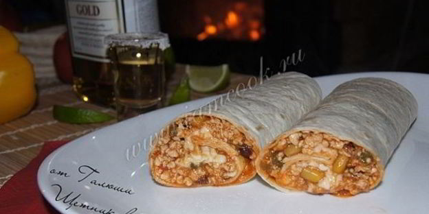 буррито с индейкой