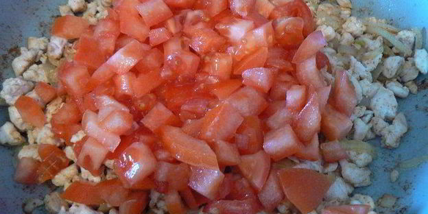 буррито с курицей и фасолью