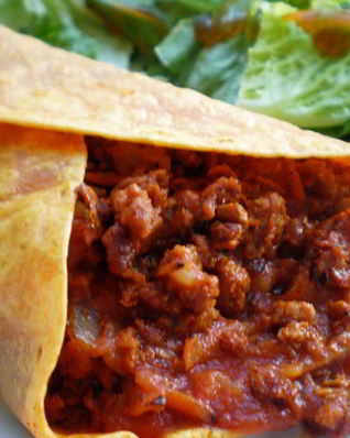 Буррито с мясом