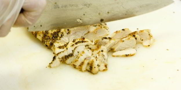 буррито с овощами и пряным филе