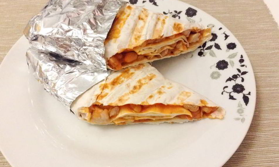 Рецепт буррито со свининого и фасолью