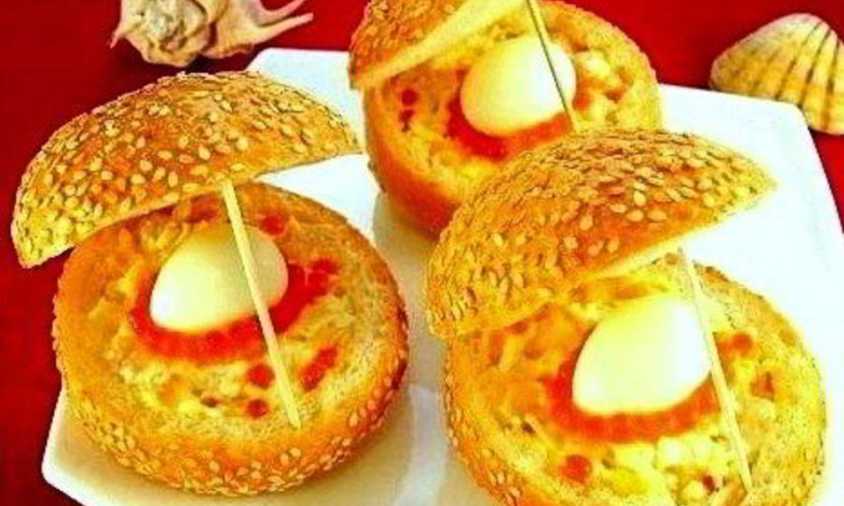 Рецепт бутерброда морская раковина