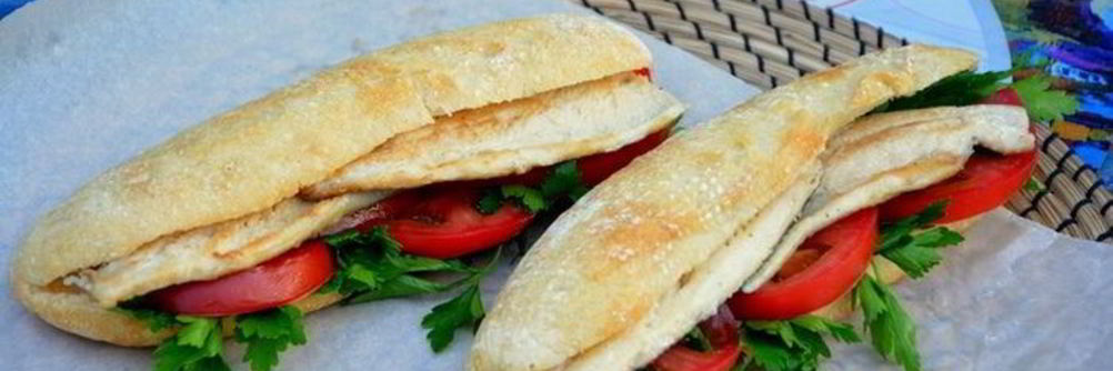 Бутерброд с рыбой