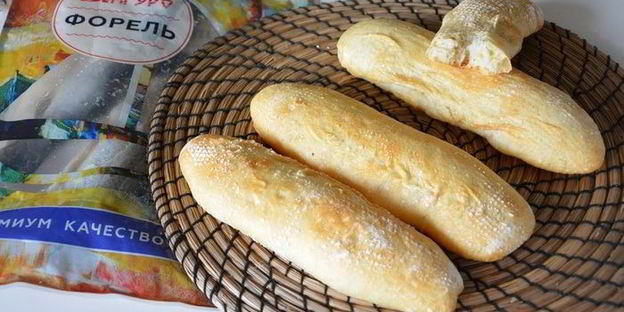 бутерброд с рыбой