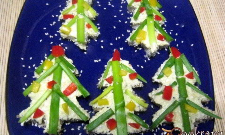Рецепт бутербродов новогодняя елочка