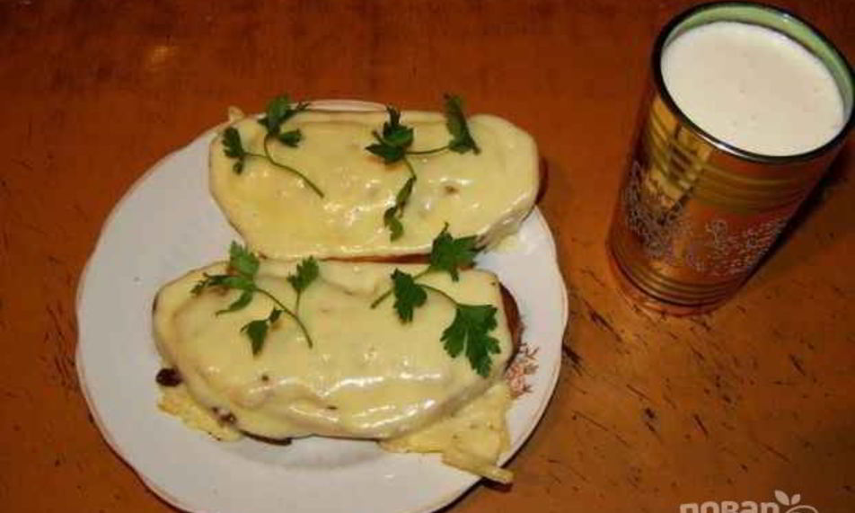 Рецепт бутербродов с чесноком и сыром