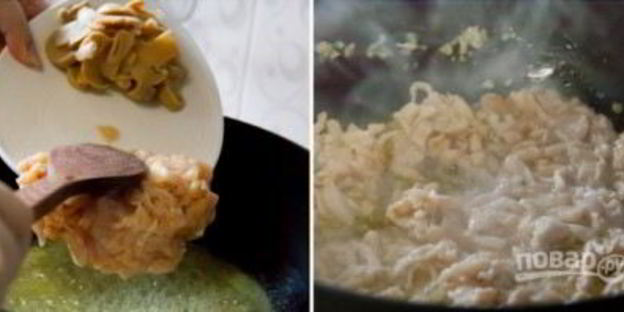 бутерброды с курицей и шампиньонами