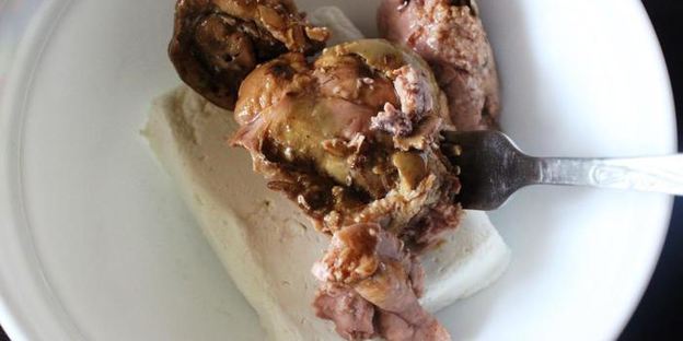 бутерброды с печенью трески