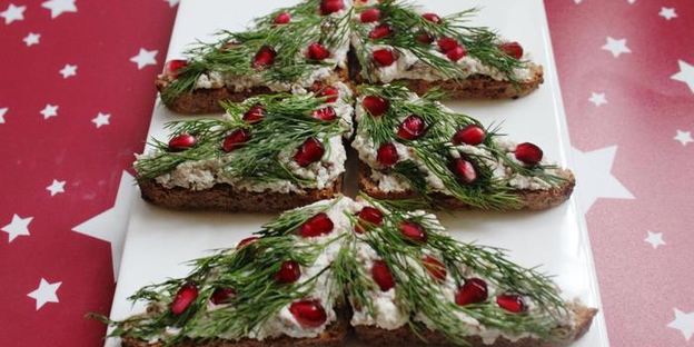 бутерброды с печенью трески