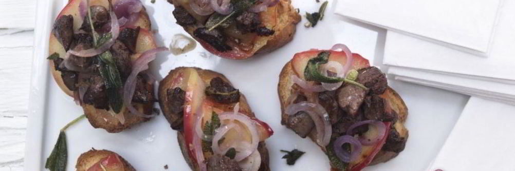 Бутерброды с печенью