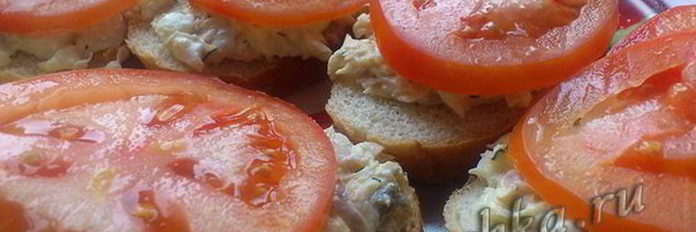Бутерброды с рыбой