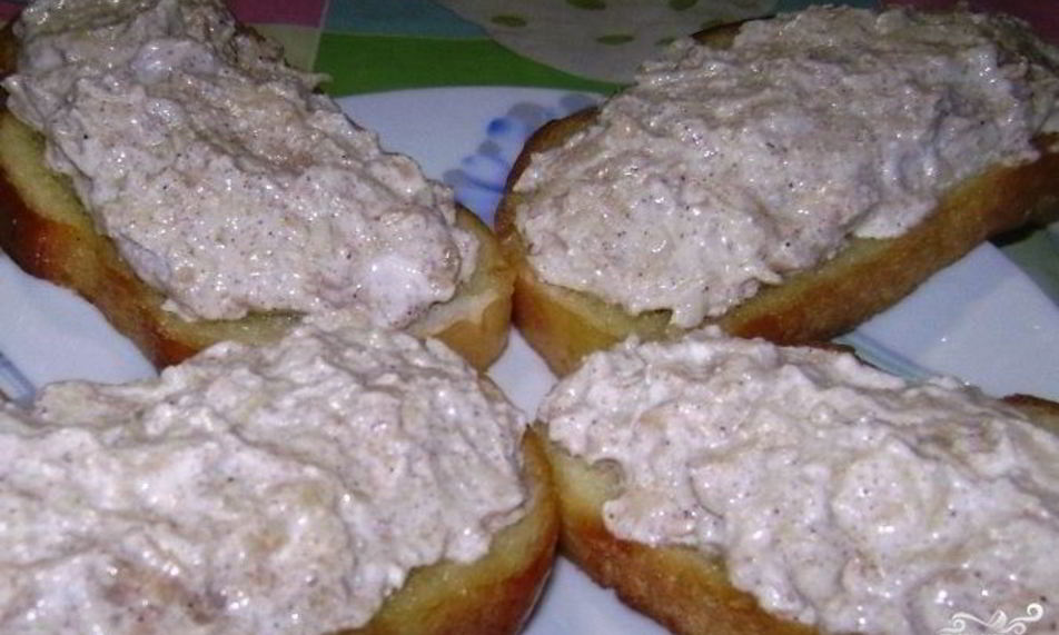 Рецепт бутербродов с творожно-яблочной массой