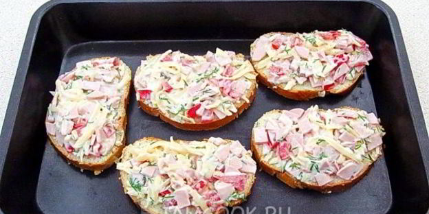 горячие бутерброды деревенский завтрак