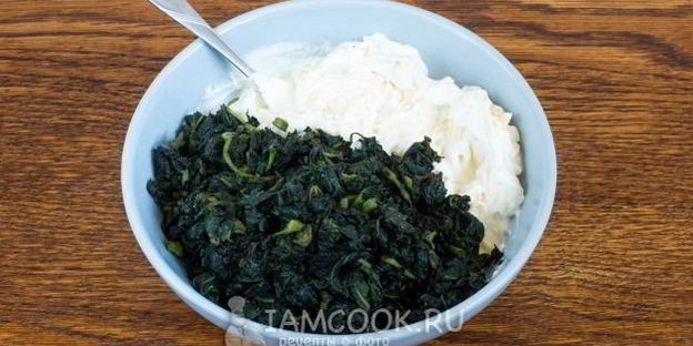 горячие бутерброды с крапивой и сыром