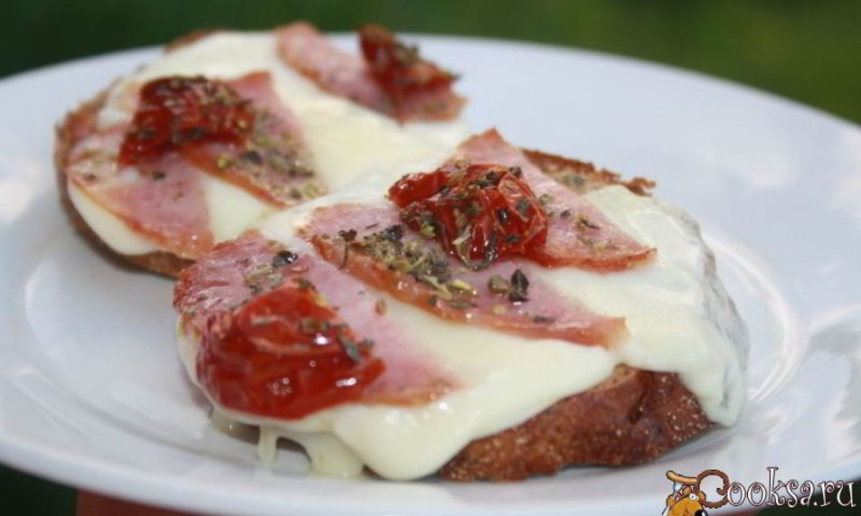 Рецепт горячих бутербродов в средиземноморском стиле